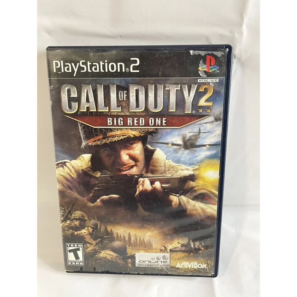 PlayStation 2 Call of Duty 2: Big Red One  (Sony PlayStation 2, 2005)